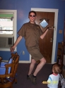 Doot wanted a picture of me in my brown shorts. I took this the day I got them in just for her.